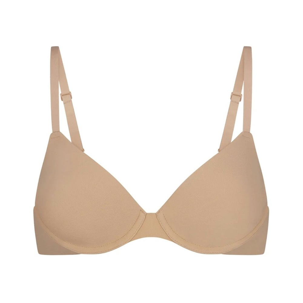 SKIMS Smooth Fits Everybody T-Shirt Bra (Clay)